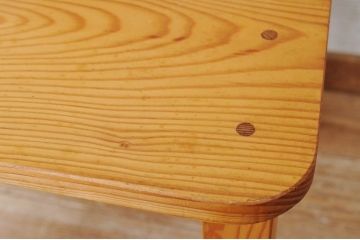 アンティーク家具　1960年代　パイン材のシンプルな椅子1脚