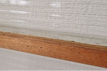 ペンキの剥げたレトロなモールガラス引き戸2枚セット