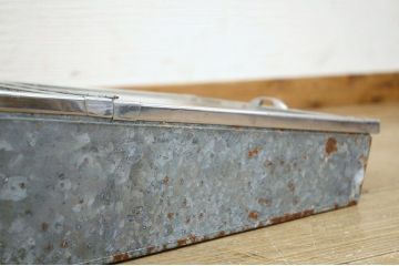 レトロ家具　古い駄菓子屋のレトロなブリキガラスケース21