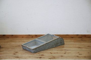 レトロ家具　古い駄菓子屋のレトロなブリキガラスケース22