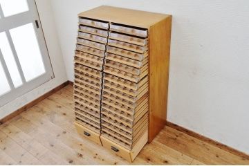アンティーク家具　特大!引き出し付糸ケース