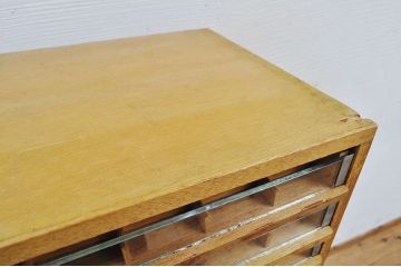アンティーク家具　特大!引き出し付糸ケース