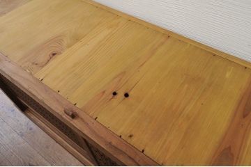 アンティーク家具　特注品　前面総桜材の希少な水屋箪笥