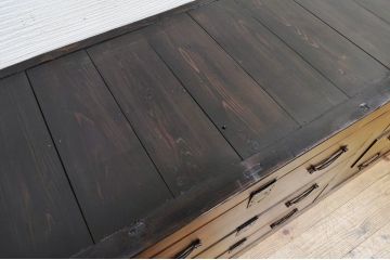 アンティーク家具　素敵な雰囲気!特大の九尺横長時代箪笥
