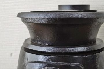 アンティーク雑貨　美品!!古い鋳物ストーブ(2)(フクロク)