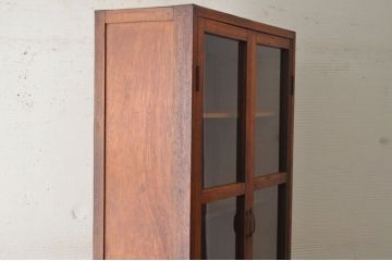 アンティーク家具　古い木のシンプルな本箱(収納棚)
