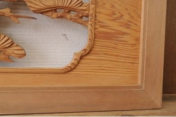古い欄間2枚セット4