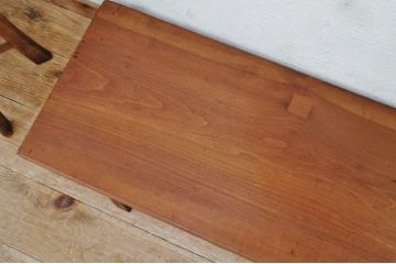 アンティーク家具　天板一枚板!脚付き裁ち板(机)