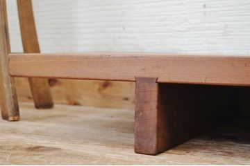 アンティーク家具　天板一枚板!脚付き裁ち板(机)