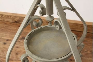 アンティーク雑貨　中古　デザインアイアンポールハンガー?