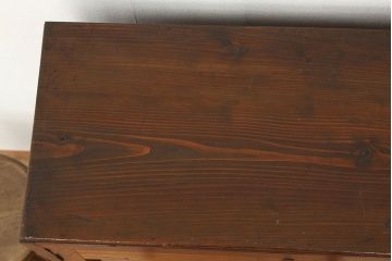 レトロ家具　昭和レトロ　素敵な雰囲気の無垢材本箱(ブックケース)