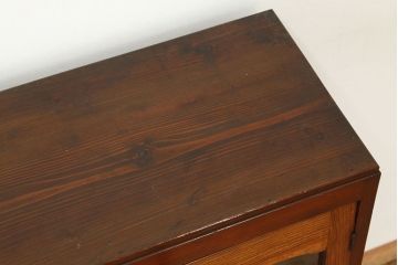 レトロ家具　昭和レトロ　素敵な雰囲気の無垢材本箱(ブックケース)