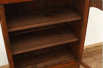 レトロ家具　昭和レトロ　素敵な雰囲気の無垢材本箱(ブックケース)