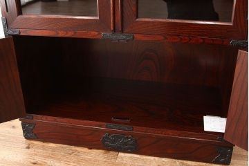 中古　伝統工芸岩谷堂箪笥　高級キャビネット(収納棚・本棚・ブックケース)