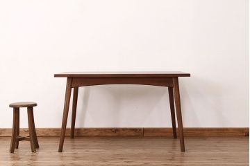 アンティーク家具　1960年無垢材のダイニングテーブル(作業台)ミッドセンチュリー