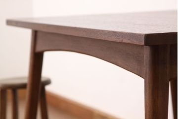 アンティーク家具　1960年無垢材のダイニングテーブル(作業台)ミッドセンチュリー