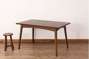 アンティーク家具　1960年無垢材のダイニングテーブル(作業台)ミッドセンチュリー