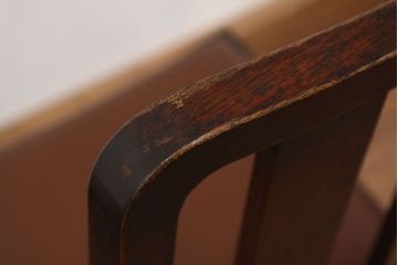 アンティーク家具　イギリスアンティーク　オーク無垢材上質なダイニングチェア2脚セット?(椅子・イス)