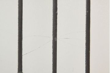 イギリスアンティーク　ジャンク品ステンドグラスドア1枚(割れ有り)