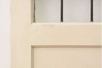イギリスアンティーク　かわいいステンドグラス引き戸2枚セット(ガラス戸)
