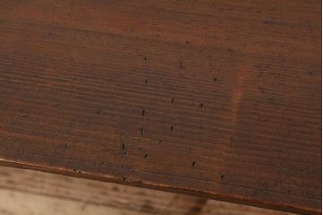 アンティーク家具　大正ロマン　使い込まれた両面引き出し文机(テーブル)