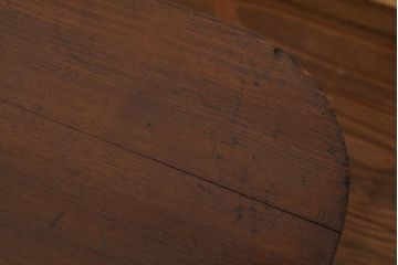 アンティーク家具　大正ロマン　使い込まれた両面引き出し文机(テーブル)