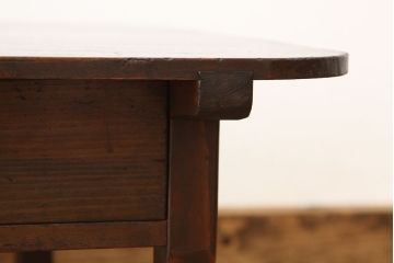 アンティーク家具　大正ロマン　使い込まれた両面引き出し文机(テーブル)