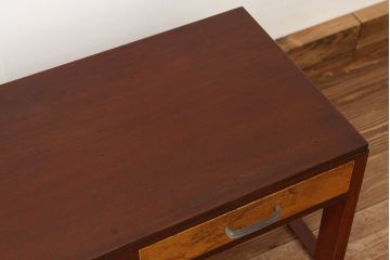昭和レトロ 極上!美品!古い木のシンプルな文机