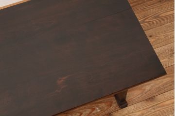 昭和レトロ　中古カバ材民芸家具文机