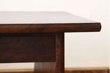 昭和レトロ　中古カバ材民芸家具文机