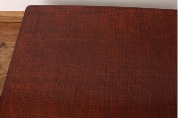 レトロ家具　昭和レトロ　漆塗り風座卓(テーブル・机)