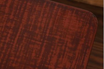 レトロ家具　昭和レトロ　漆塗り風座卓(テーブル・机)
