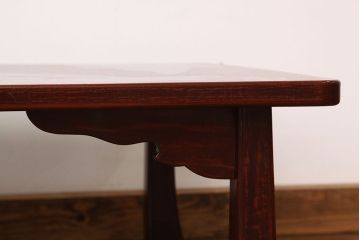 レトロ家具　昭和レトロ　漆塗り風座卓(テーブル・机)