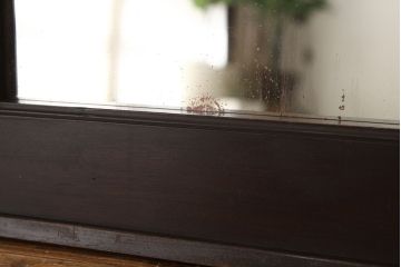 アンティーク雑貨　アンティーク　大正時代・ゆらゆらとした大きな鏡(姿見・ミラー)