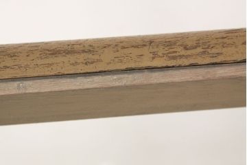 レトロ家具　昭和レトロ　可愛いデザイン!ペンキの剥げた縦型ガラスケース(ショーケース)