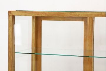 レトロ家具　昭和レトロ　可愛いデザイン!古いパン屋の小さなガラスケース