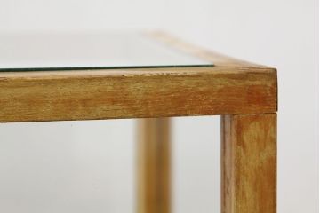 レトロ家具　昭和レトロ　可愛いデザイン!古いパン屋の小さなガラスケース