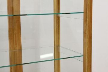 レトロ家具　昭和レトロ　可愛いデザイン!古いパン屋の小さなガラスケース