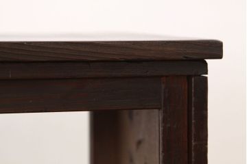アンティーク家具　アンティーク　素敵な雰囲気!古い木の鉄脚ガラスケース(ショーケース)