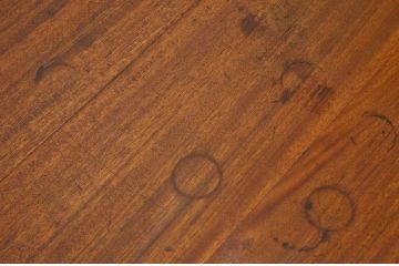 レトロ家具　昭和レトロ 子供用8脚格納スツール付き鉄脚テーブル作業台