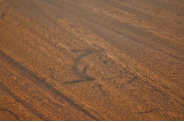 レトロ家具　昭和レトロ 子供用8脚格納スツール付き鉄脚テーブル作業台