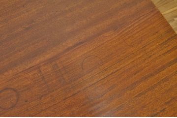 レトロ家具　昭和レトロ 子供用8脚格納スツール付き鉄脚テーブル作業台