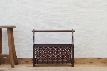 アンティーク雑貨　1960年代　レトロなマガジンラック