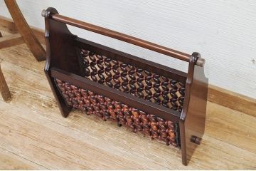 アンティーク雑貨　1960年代　レトロなマガジンラック