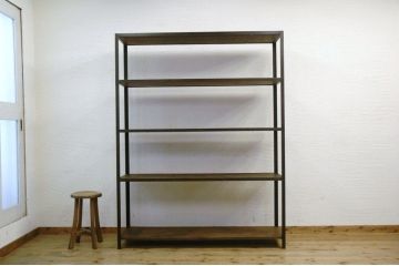 アンティーク家具　◆重厚なアイアンラック