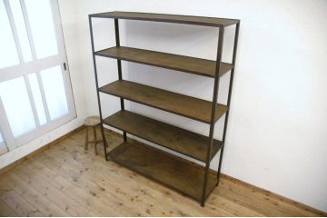 アンティーク家具　◆重厚なアイアンラック