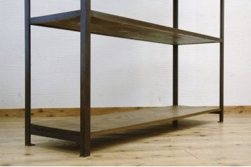 アンティーク家具　◆重厚なアイアンラック