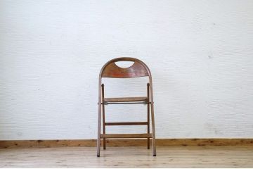 極上美品!明治ミルク折り畳みイス1