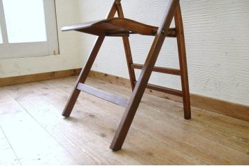 極上美品!明治ミルク折り畳みイス1