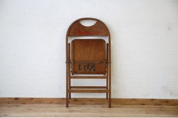 極上美品!明治ミルク折り畳みイス1